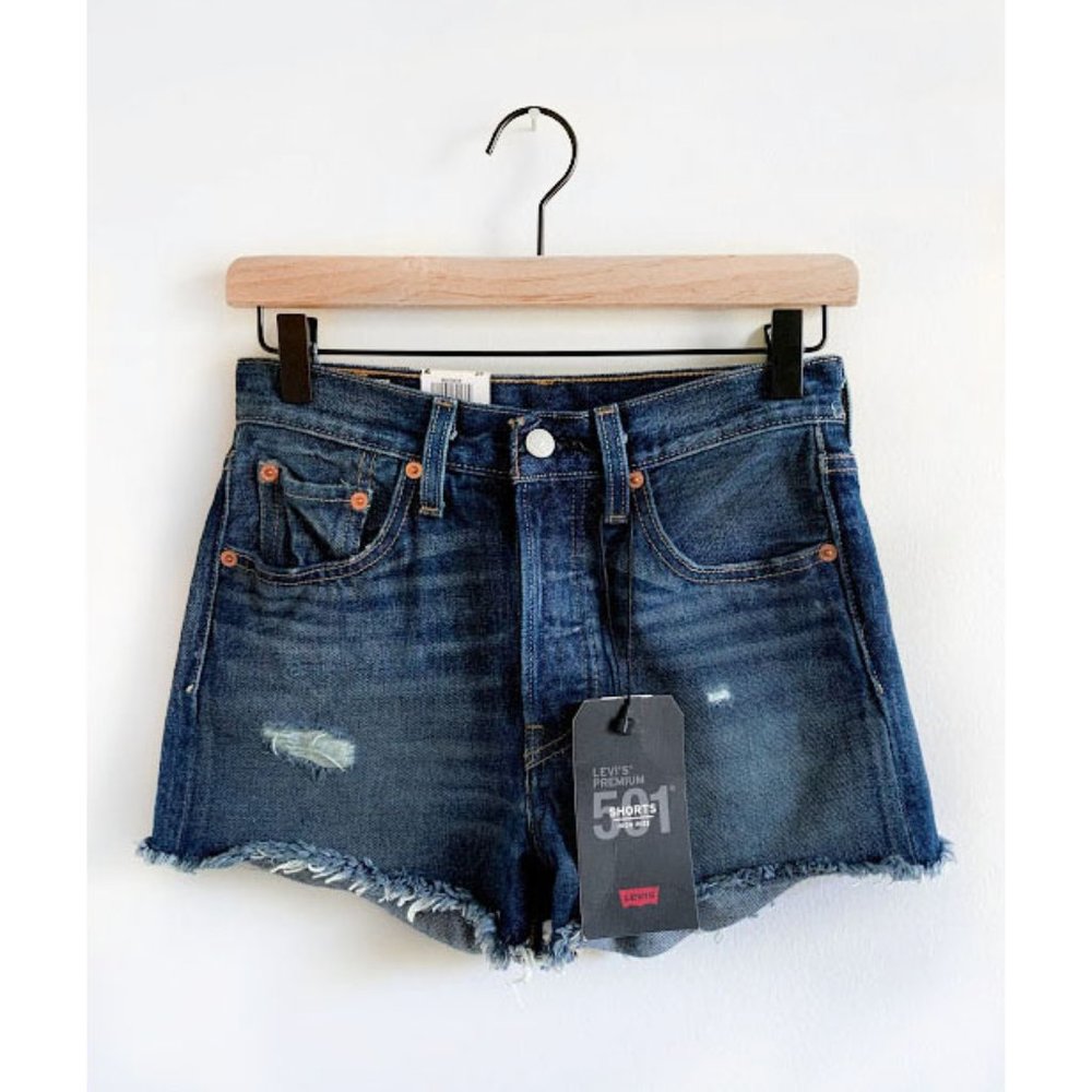 Levi's Premium 501 High Rise Womens Shorts 24